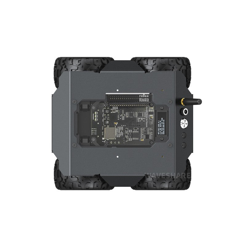 WAVE ROVER Flexible And Expandable 4WD Mobile Robot Chassis, Full Metal Body, Multiple Hosts Support, With Onboard ESP32 Module