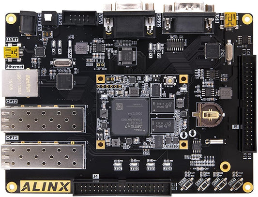 X7102: Artix-7 XC7A100T (FPGA Development Board + USB Downloader)