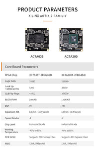 X7A200: Artix-7 XC7A200T (FPGA Development Board + USB Downloader)