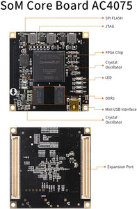 V4075C: Cyclone IV EP4CE75F (FPGA Development Board + USB Downloader)